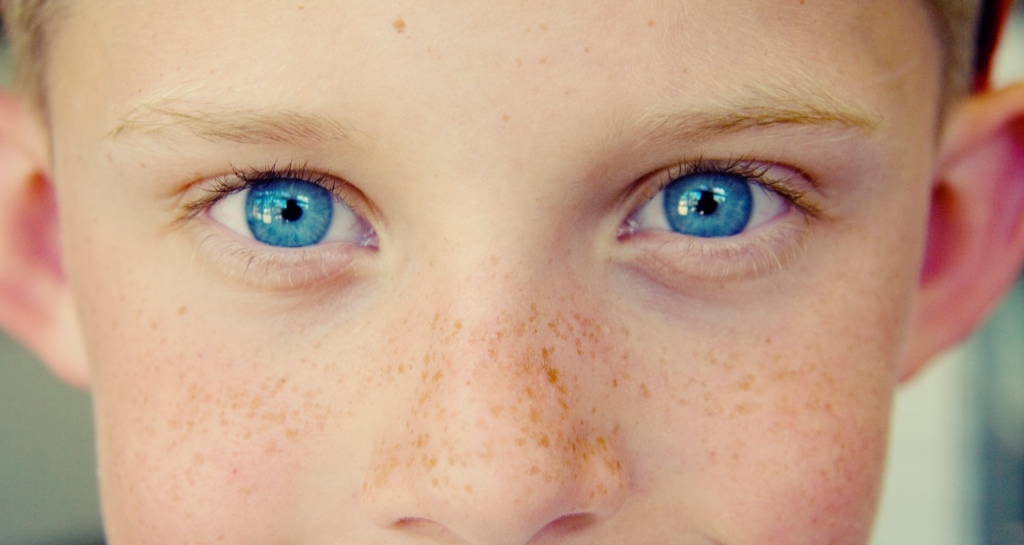 young boy blue eyes